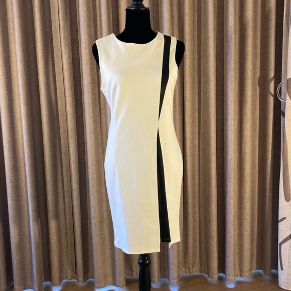 ANTONIO MELANI Dresses & Skirts - Antonio Melani Leather Inset Bodycon Dress